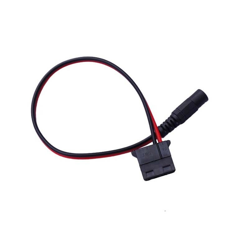 PC 4PIN Molex 5.5mm x2.1mm DC Power cable 12v 9v 5v for fans moden Route camera/