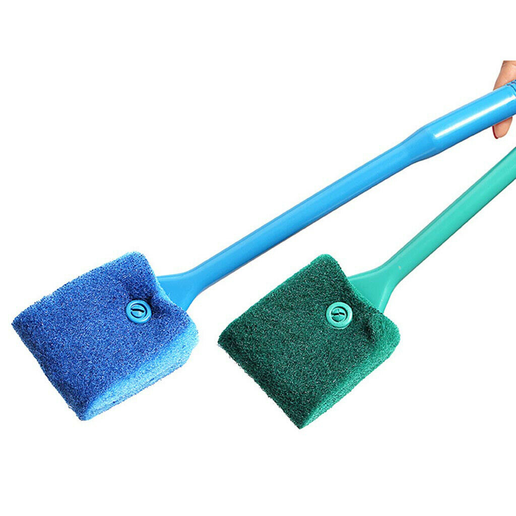 4-Pieces 40cm Fish Tank Aquarium Glass Cleaner Cleaning Brush Algae Scrapper