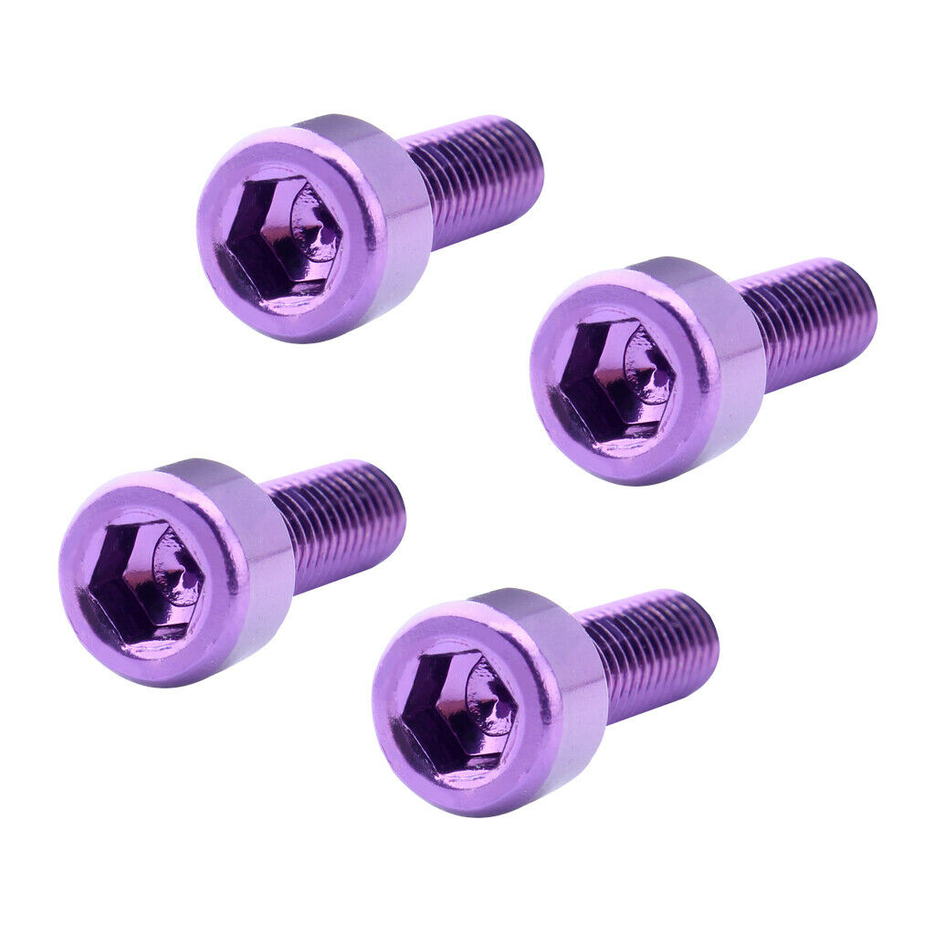 16PC Montain Bike Water Bottle Cage Holder Bolts Screws Durable Bicycle Accs