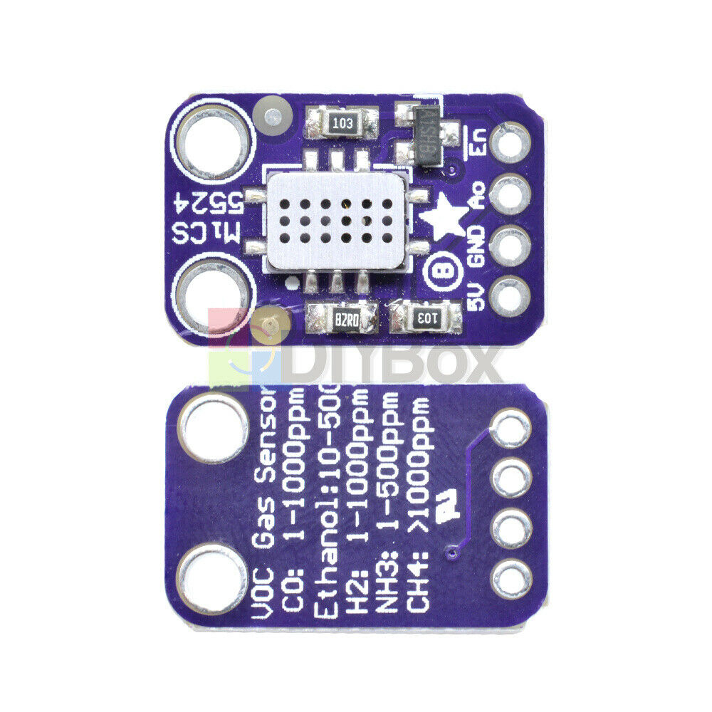MiCS5524 Gas Sensor Breakout Board CO Alcohol H2 Ammonia VOC MEMS Detector