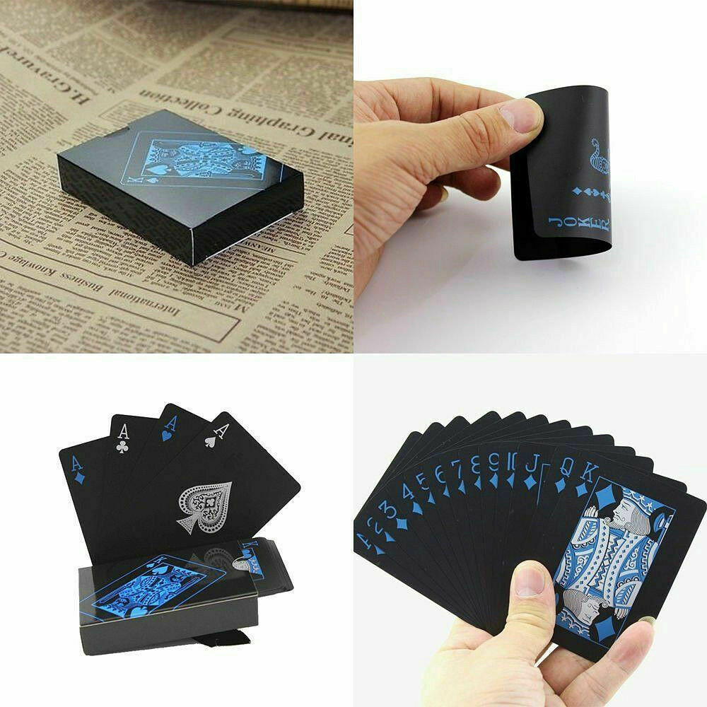 1 Pack Playing Cards Collection Plastic Decks Card Games Deck Waterproof Newly