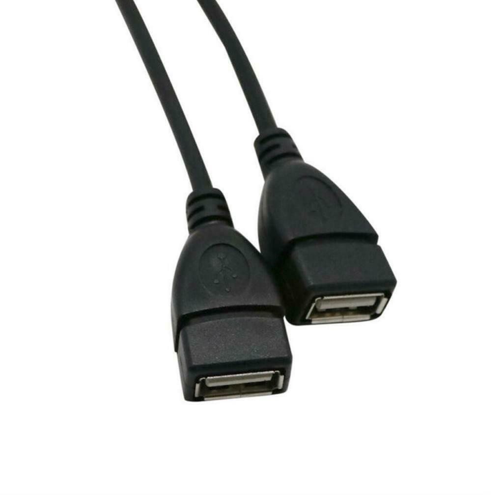 3-Port 180Â° Rotatable USB 3.0 2.0 Hub with USB 1 to 2 Y Splitter Cable