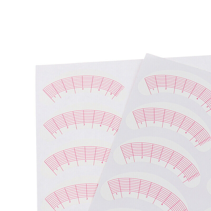 35Pairs Measure Practice Eyelash Extension Training Eye Positioning Tips .l8