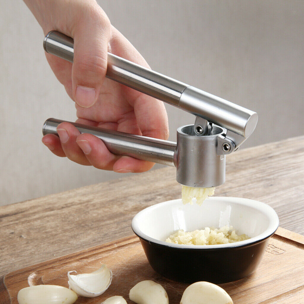 Garlic Press Crusher Chopper Presser Press Peel for Home Cooking Vegetables