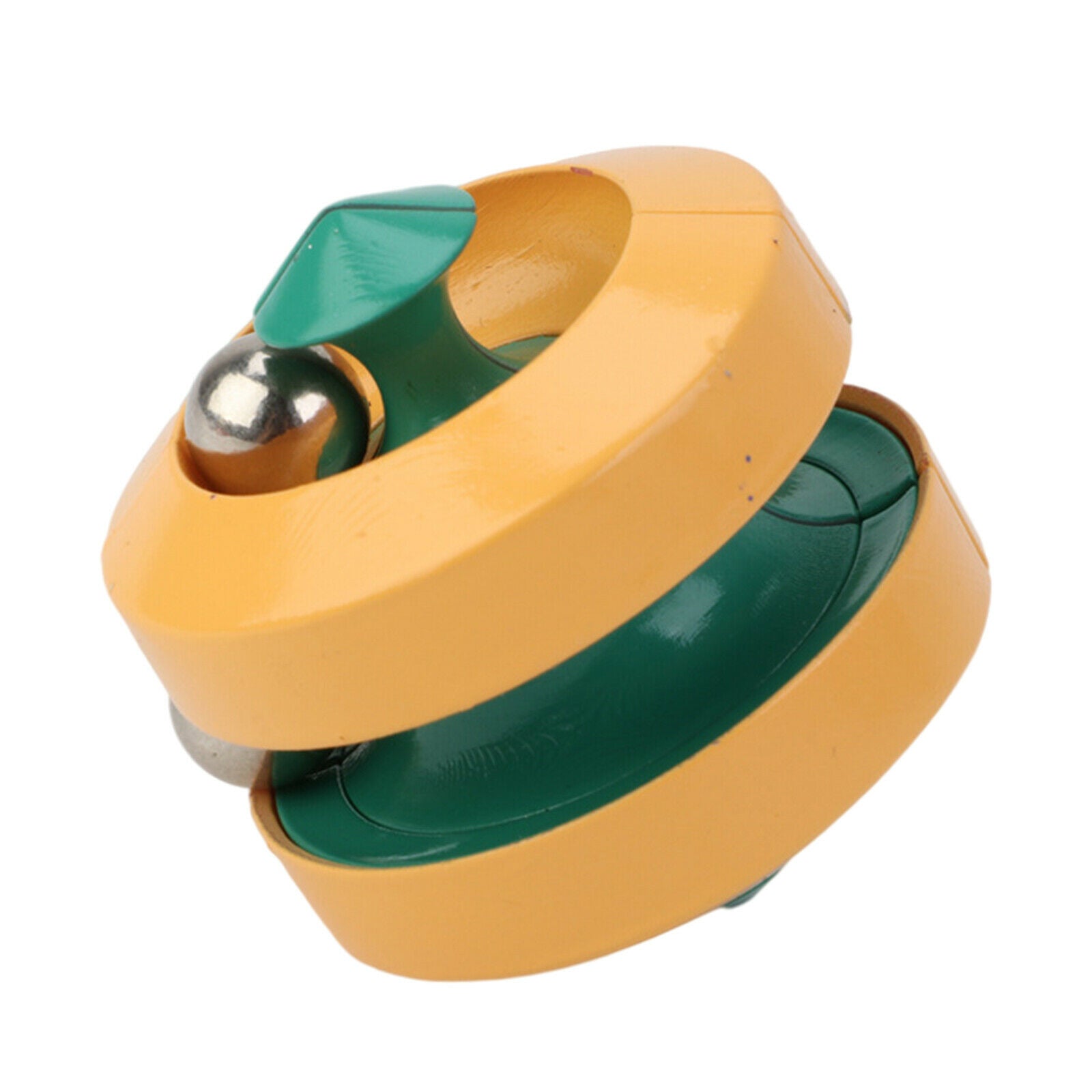 Spin Bean Toys Anti-Anxiety Hand-Eye Coordination for Kids & Adults Yellow
