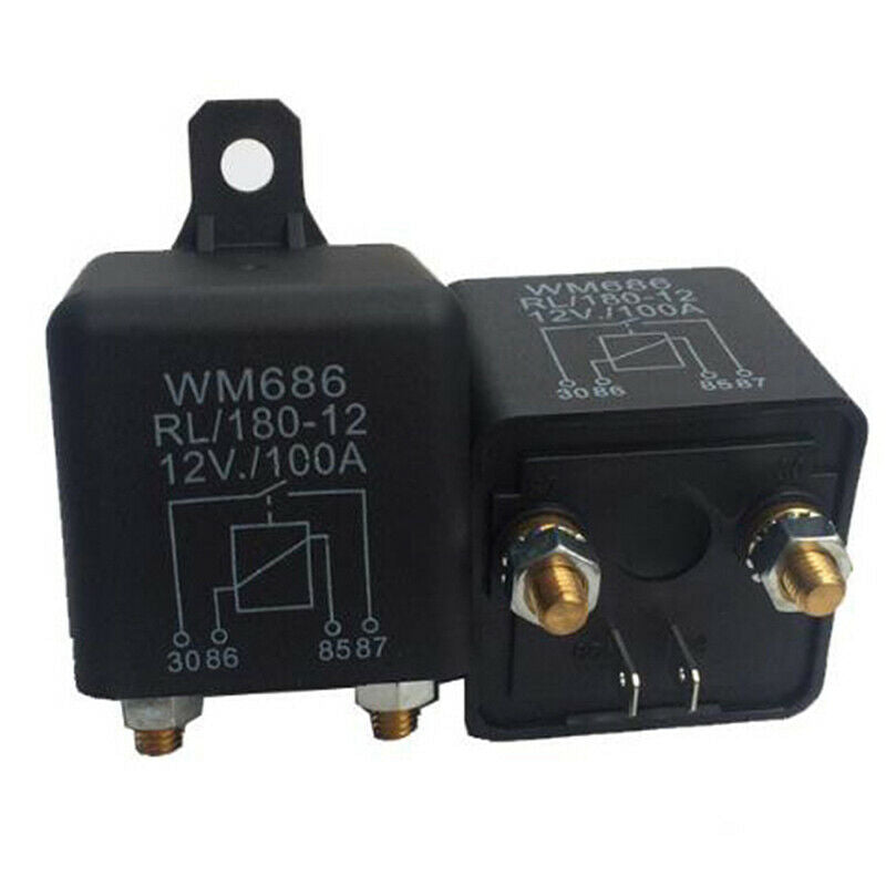 24V/12V DC Automotive Switch Car Relay 100A for Car Truck Motor MotorcycleJ Tt