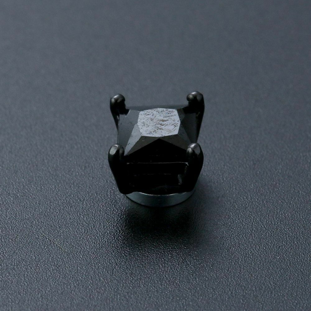 Crystal Women Mens Clip On Earrings Magnetic Ear Stud Non-Piercing CZ Zircon