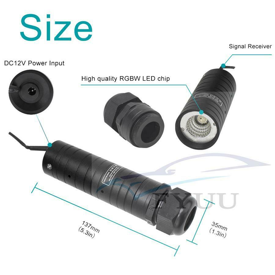 Car Roof Star Light Fiber Optic Light RGB LED Plastic DC12V 6W RF Remote Control