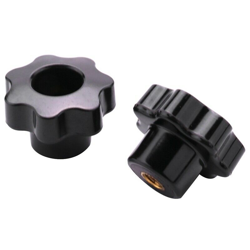 3Pcs M6 Hand Adjusting Nut /Bakelite Star Type Plastic Head Handle Nuts Wood PM3