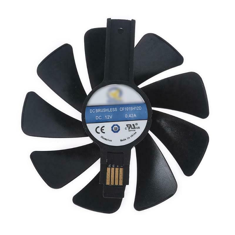 CF1015H12D4Pin 12V 0.42 VGA Fan Graphic Card Cooling for Sapphire RX480 570 95mm