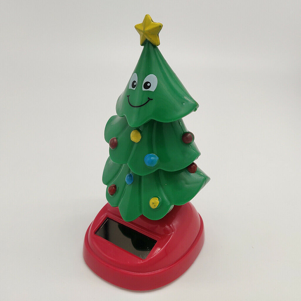 Solar Powered Dancing Shake Head Christmas Tree  Children's Toys