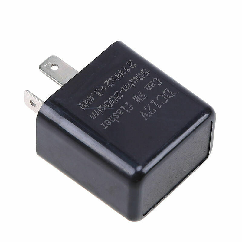 2PC 2 Pin Motorcycle LED Flasher Relay Blinker Adjust Turn Signal Flash Issue