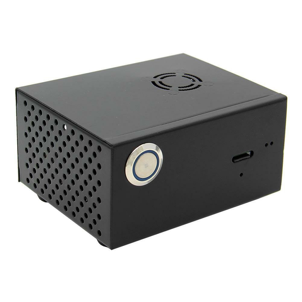 Raspberry Pi X820 V3.0 SATA Expansion Board Metal Case+Power Control Switch+Fan
