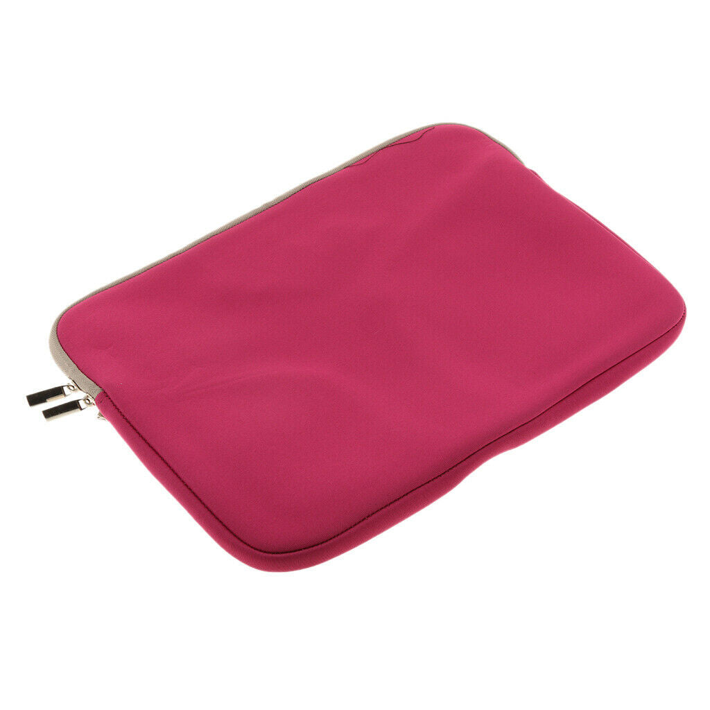 Sleeve Case Notebook Carry Bag Zipper Tablet Pouch for Macbook 13" Pink