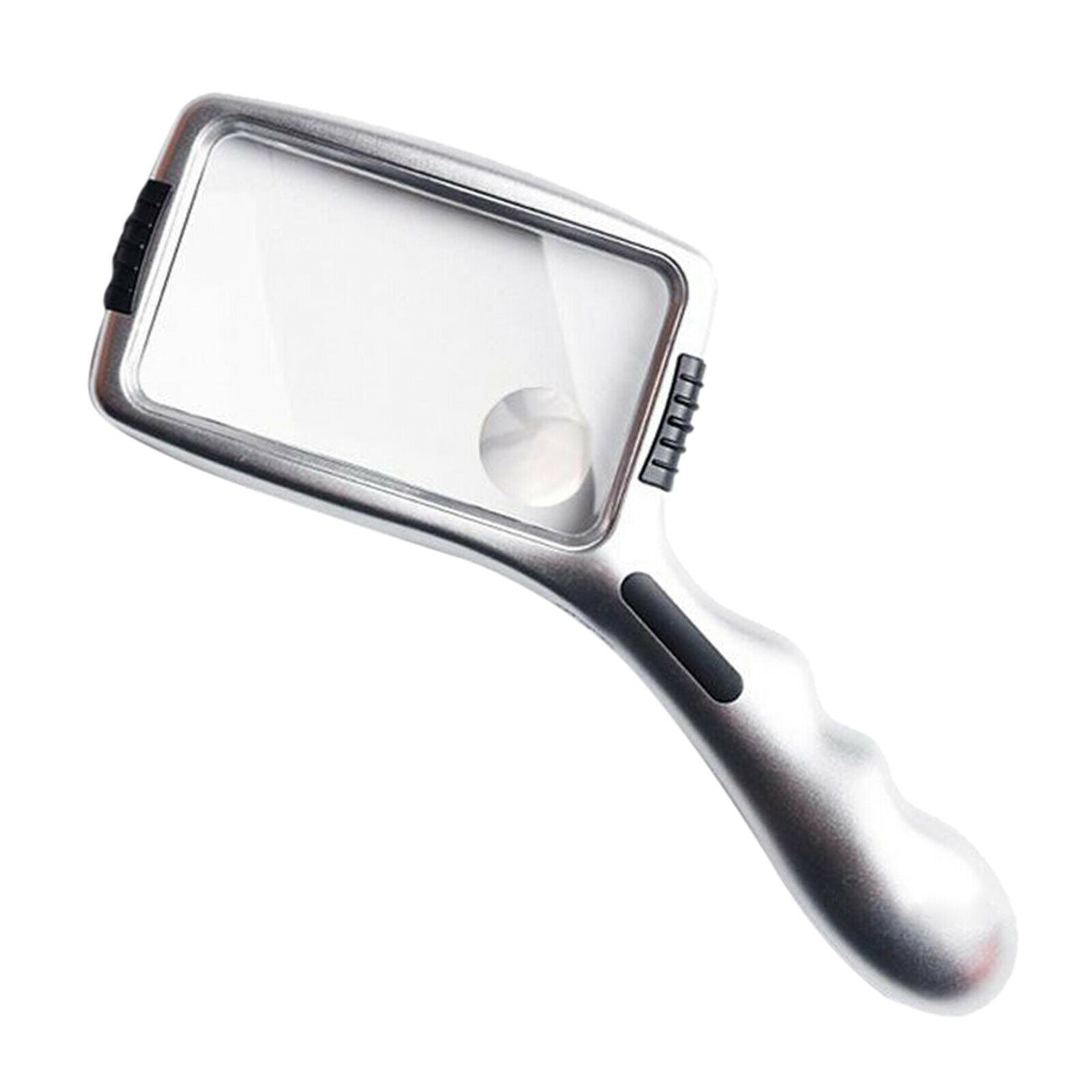 Rectangular Hand Held Lighted Magnifying Glass 3X/10X Anti-Glare for Repair