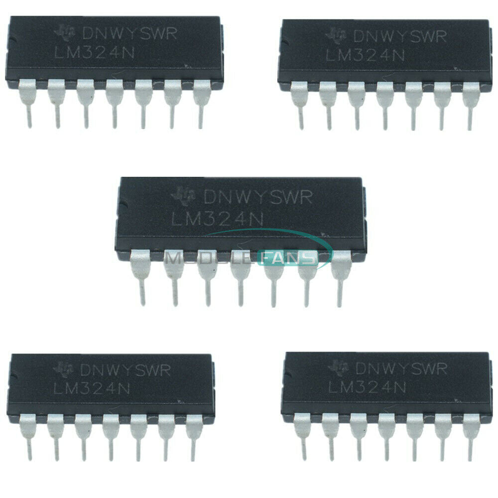 50PCS LM324N LM324 DIP-14 TI Low Power Quad Op-Amp IC DIP14