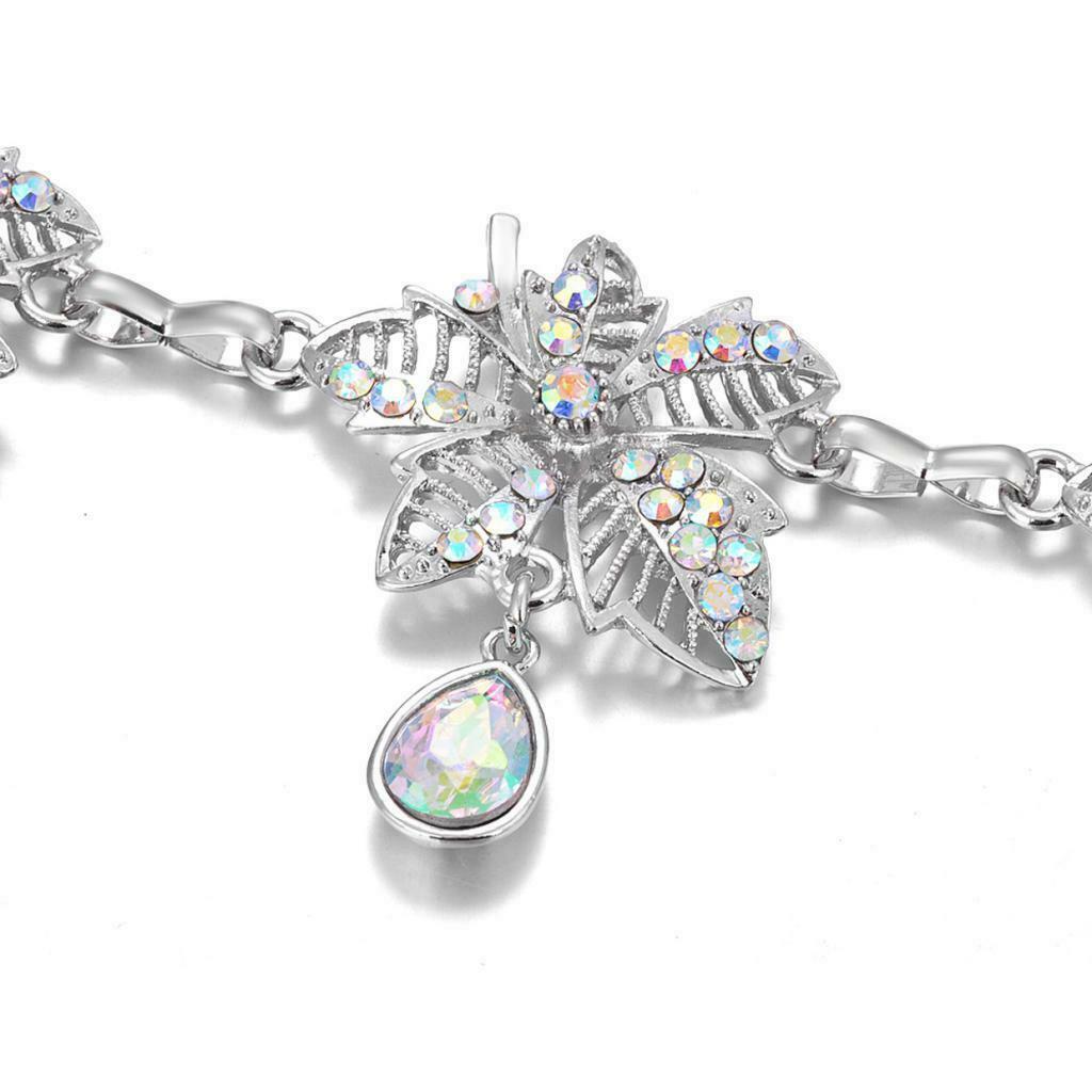 Fashion Women's Crystal Rhinestone Colored Metal Chain Belt 21