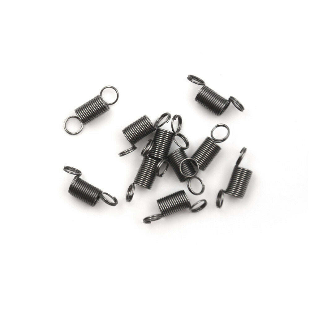 10PCS 15mm Stainless Steel small Tension Spring With Hook For Tensile DIY .l8