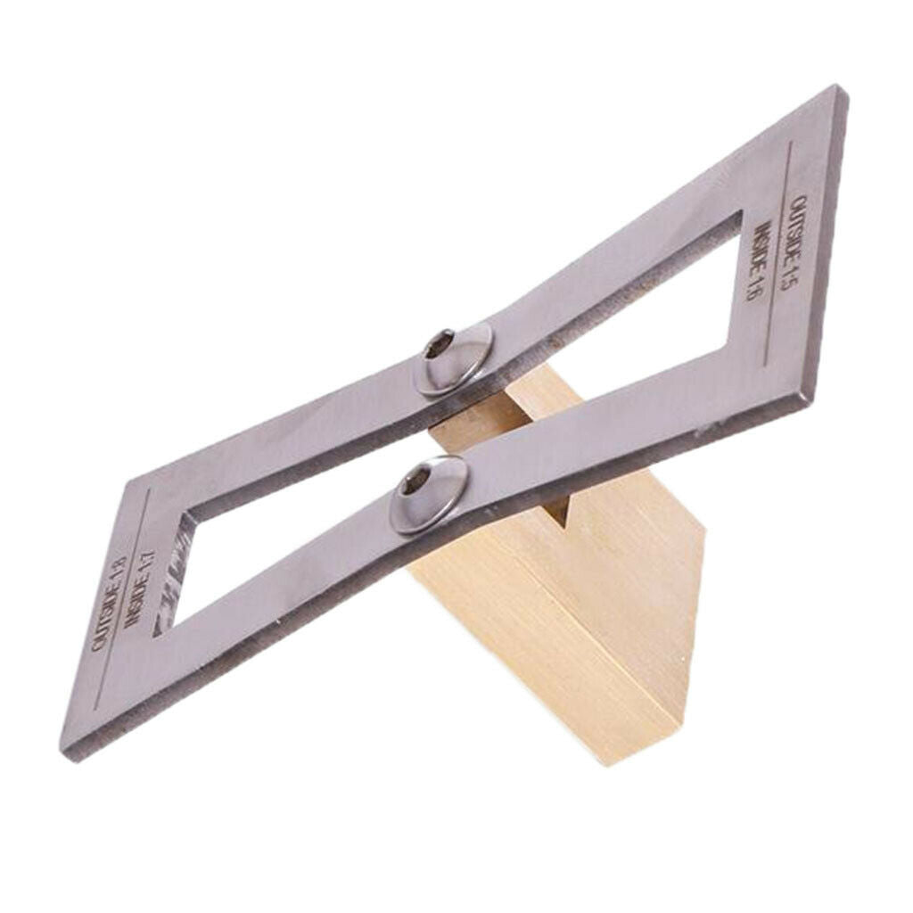 Dovetail Scribe Line Planner Woodworking Crossed Templates Drawing-NO Scale
