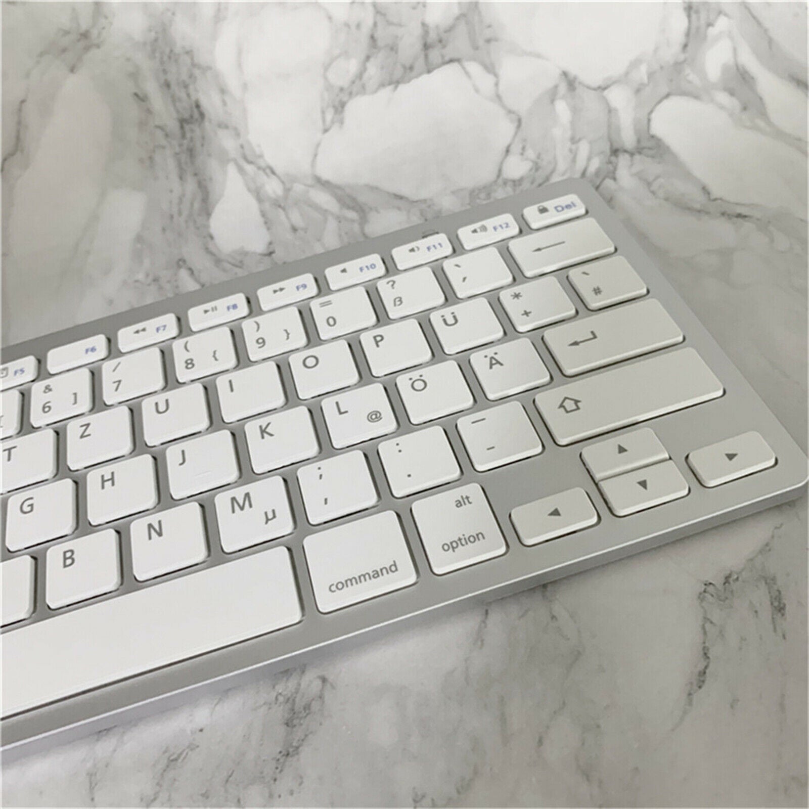 78 Keys Wireless German Keyboard Multi-Functional Floating Button Desktop PC