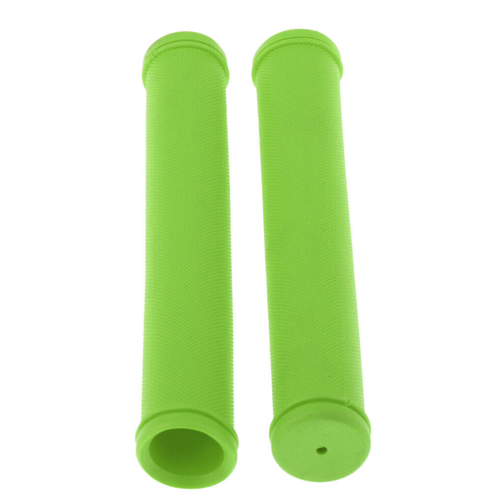 1 Pair Rubber Bicycle Handlebar Grips MTB Grips Bike Protective Sleeve Green