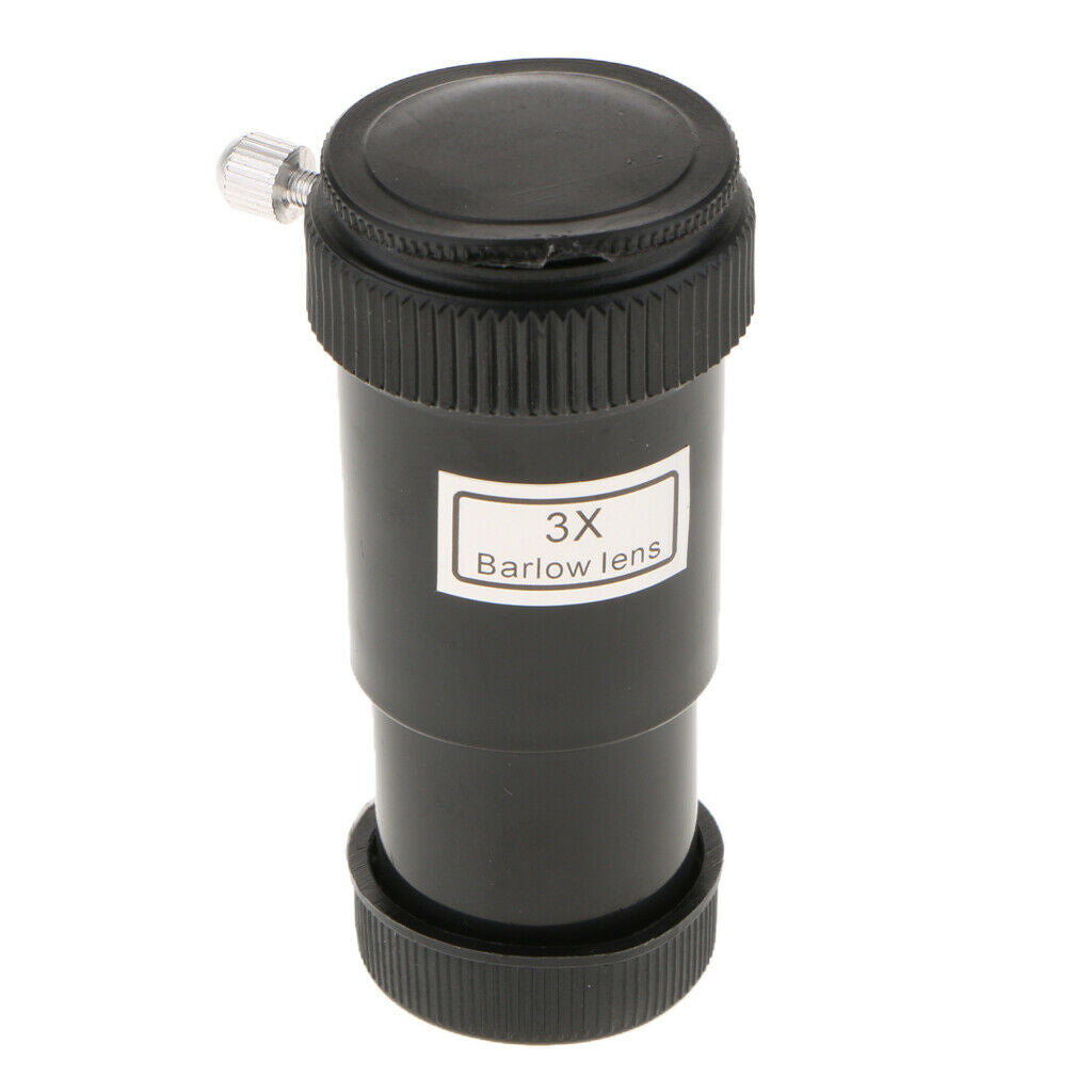Plastic 0.965'' 24.5mm 3X Barlow Lens Multi-coated for Telescope Eyepiece
