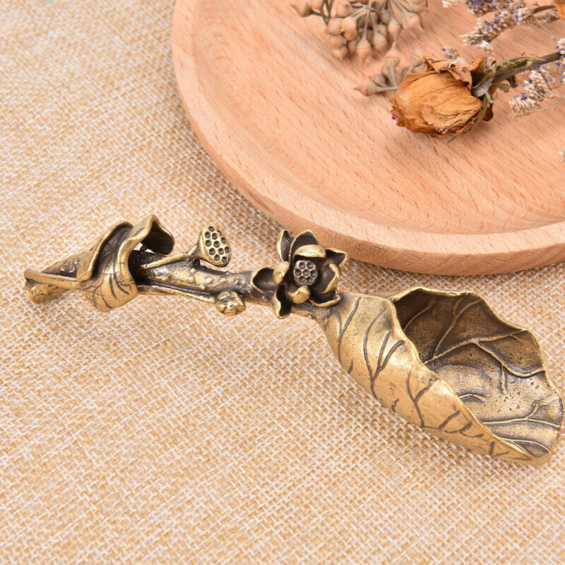 Tea Scoops Shovel Lotus Root Bamboo Tableware Coffee Spoon Tea Pet Tea Cerem JD