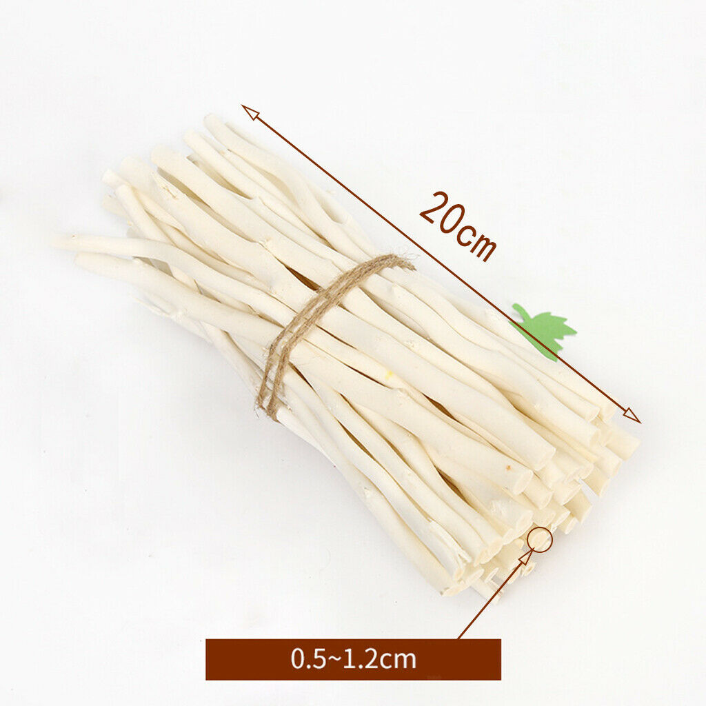 100x Wood Branch Sticks Rod Bulk Driftwood Wooden Pieces Twig Wood Crafts