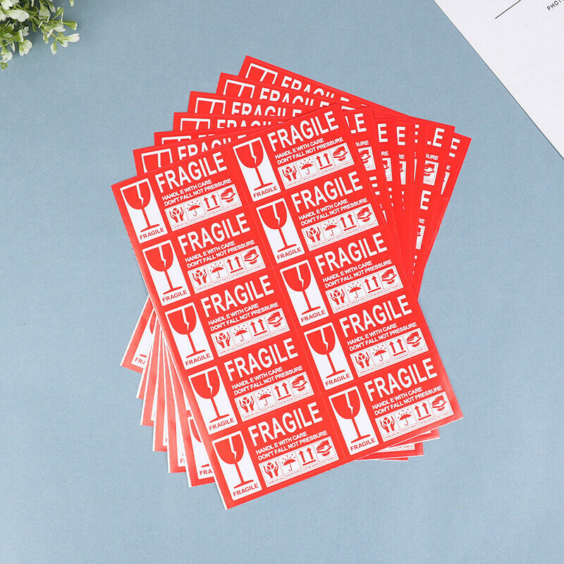 500Pcs Fragile Stickers Fragile Label Warning Labels Fragile Products StickeBDA