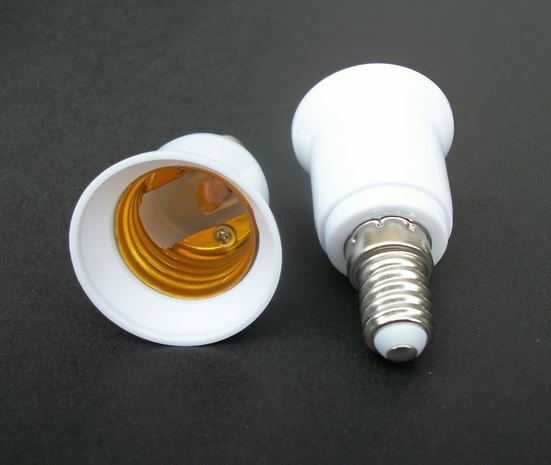 Popular 5X E14 to E27 Base LED Light Lamp Bulb Adapter Converter Screw So.l8