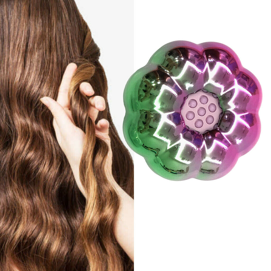 Hair Brush Air Cushion Massage Brush for Men Women Curly Hair Rainbow Flower
