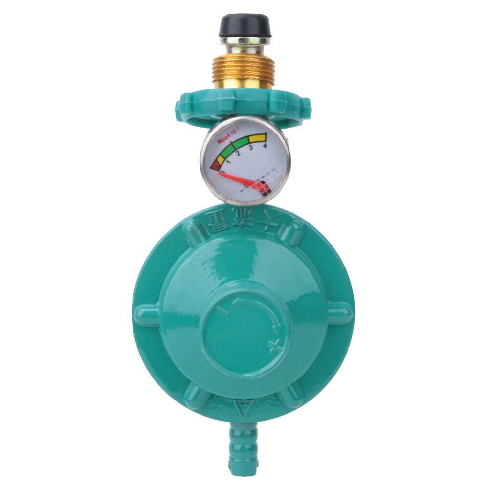 Pressure Regulator Valve Reducer with Gauge Meter Adjustable For House Appliance