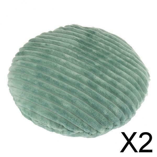 2X 40cm Strip Velvet Cover for Seat Cushions Tatami Pad Protector Green