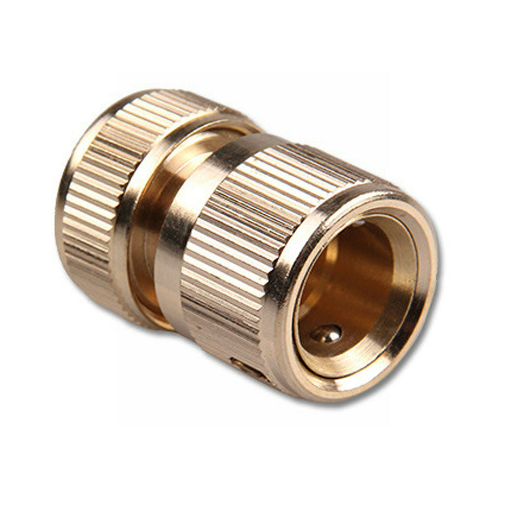 Garden Hose Water Pipe Shut-off Tap Connector 25mm OD Tube Quick Fitting