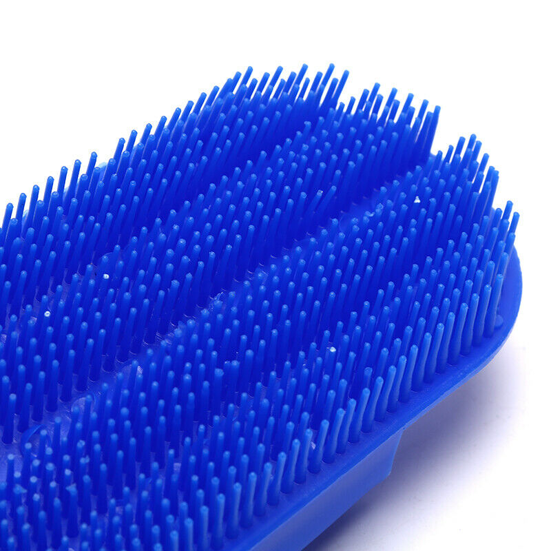 Plastic Curry Comb Adjustable Strap Horse Pony Care Grooming Scraper Brus.l8