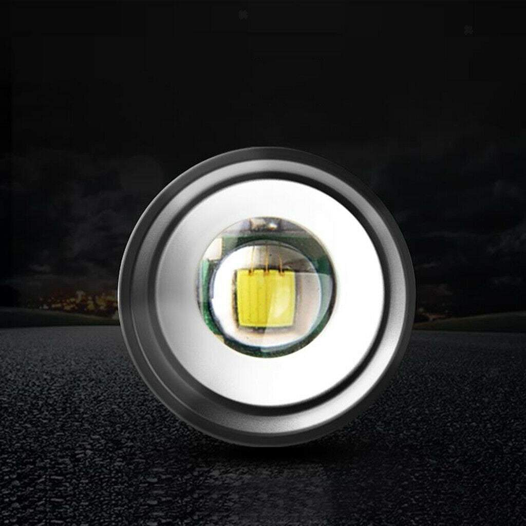 Compact Zoomable LED Flashlight Water Resistant Adjustable Focus Torch