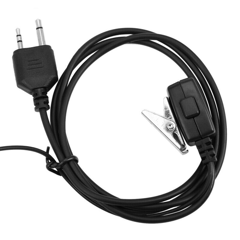 2 Pin PTT Ear Hook Earpiece Earphone MIC For MIDLAND Walkie Talkie G6/G7/G8/G9S8