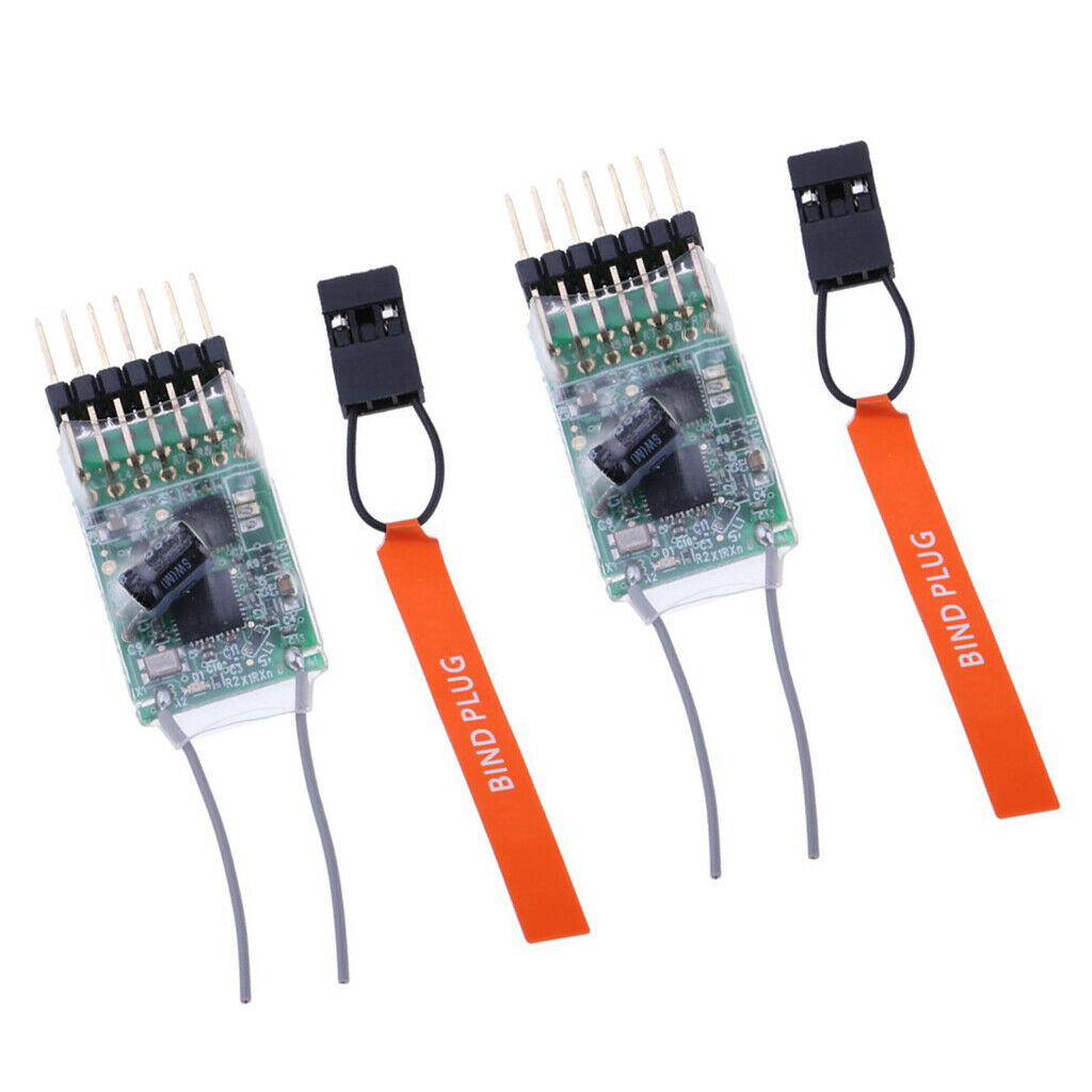 2pcs AR6100E 6CH   Receiver For  Transmitter DX6I DX18 DX8