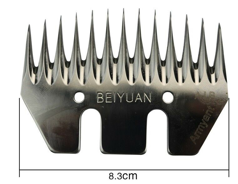 Sheep Shears Blades Straight 13T Tooth Electric Wool Comb Cutter Stainless Steel