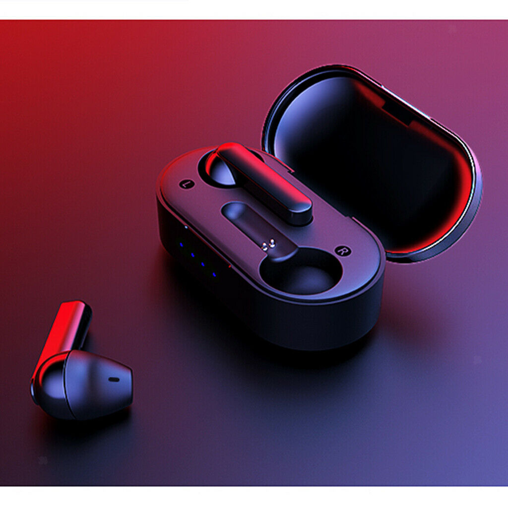 Mini TWS Wireless Earbud Headset Bluetooth 5.0 Mini Earphone In-Ear Black