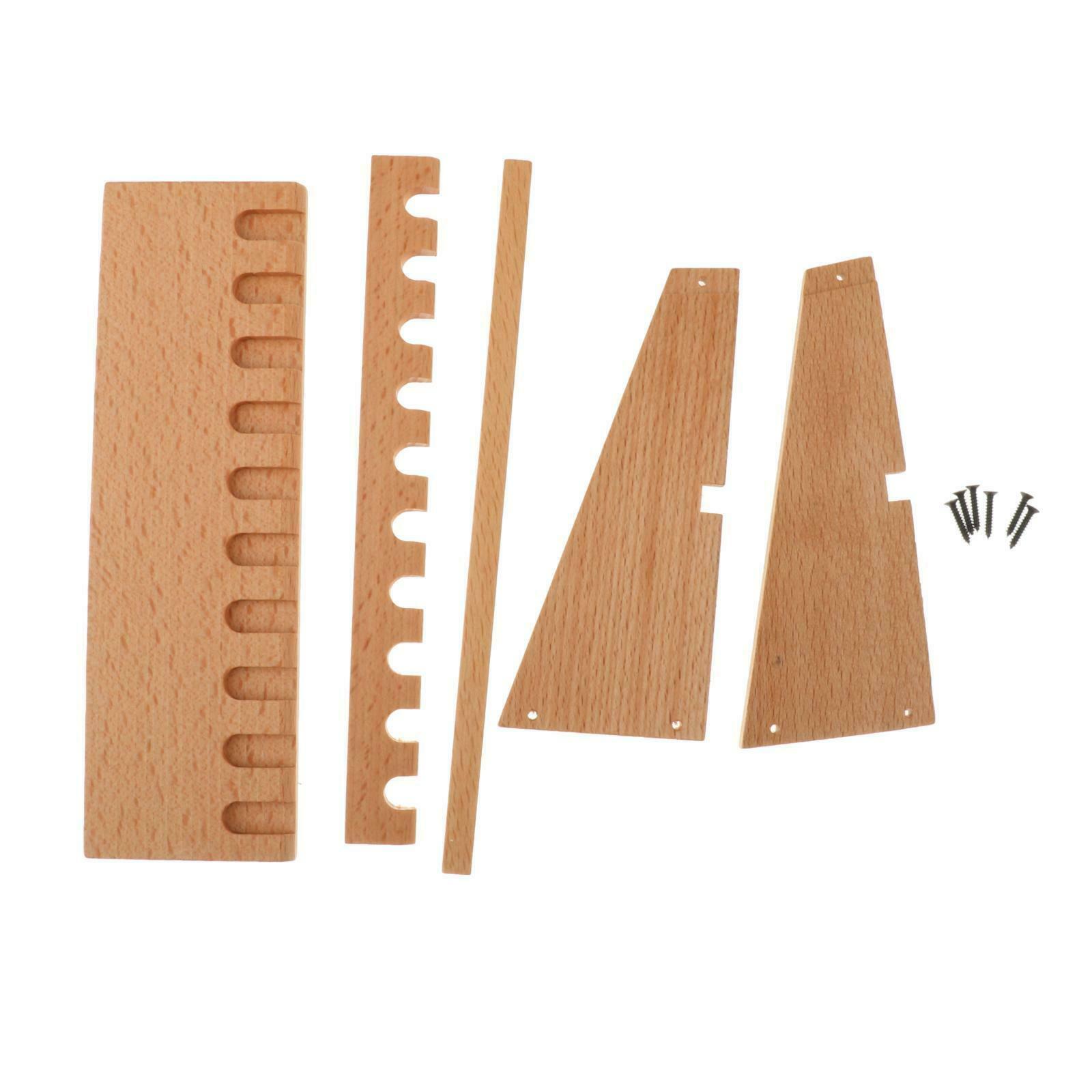 1/6 Wooden  Rack Gun Shelf Stand Display Easy to Assemble Accessories fit for 12