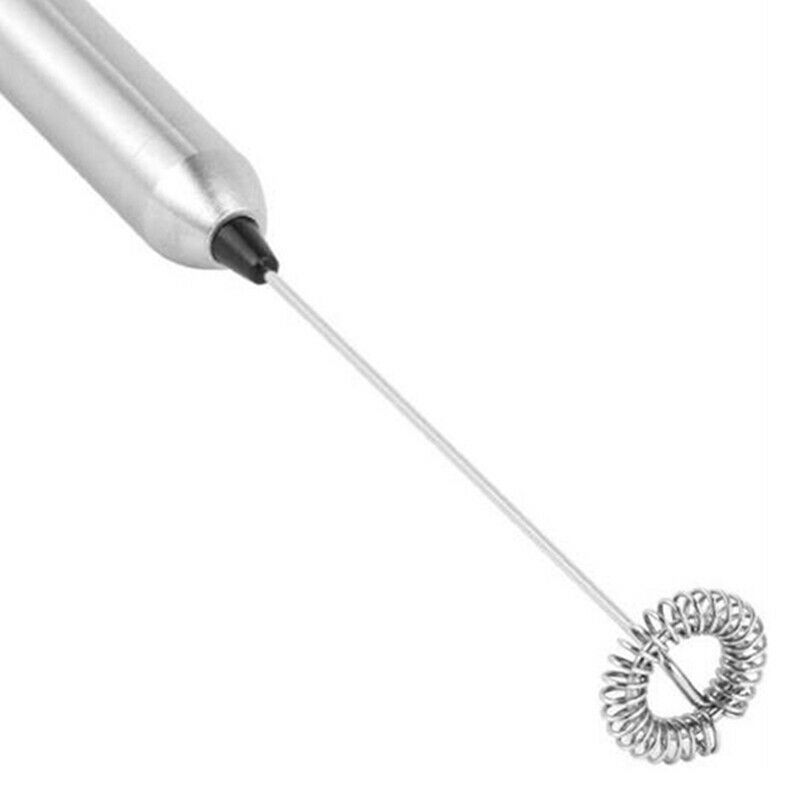 Milk Frother Handheld Battery Operated Electric Foam Maker, Drink Mixer withR8O4