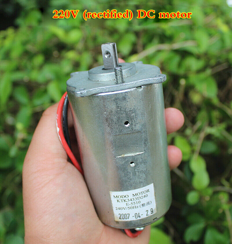 1pcs DC 220V rectifier DC motor High power torque stable metal 30W