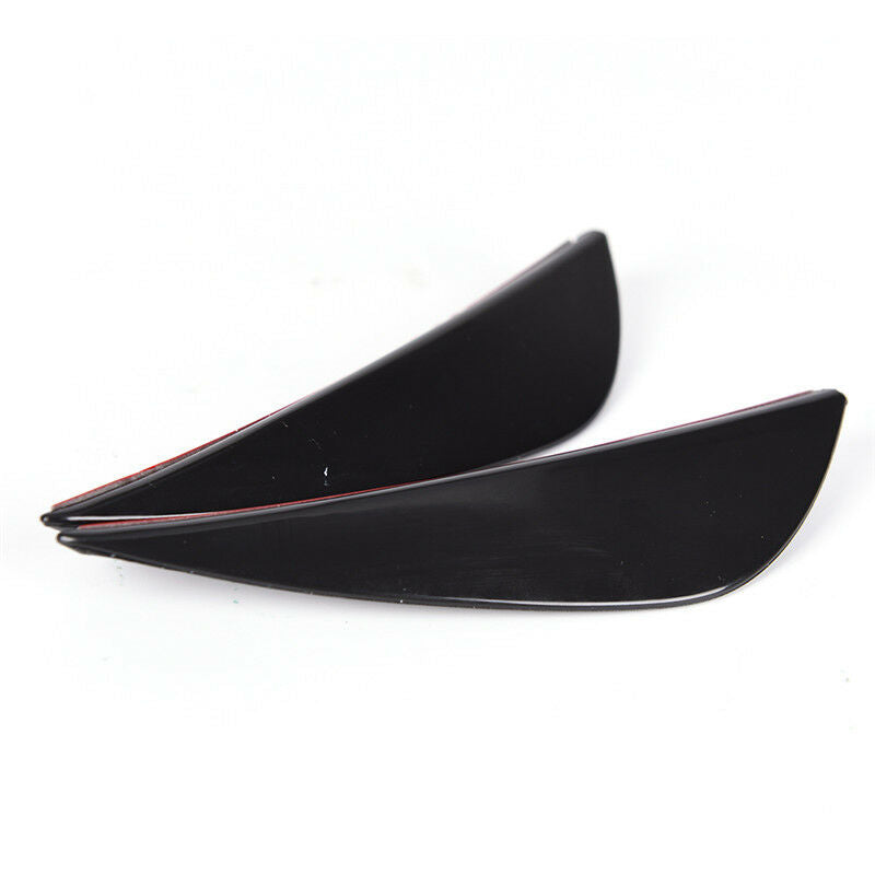 4PCS Universal Front Bumper Lip Splitter Fins Body Spoiler Canard Valence Chi Qx