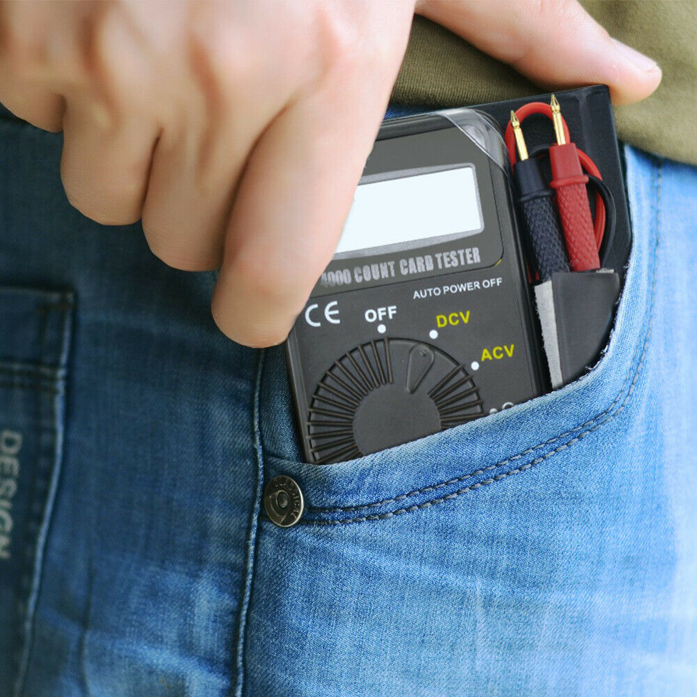 Multifunctional Pocket Meter Digital Resistance Meter Automatic Range Dc Ac Volt