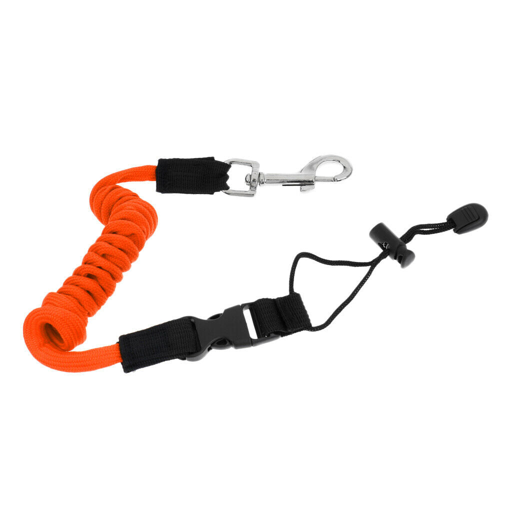 Kayak Paddle Keep Rope Surfboard Canoe Strong Oar Lanyard Rope 140cm Orange