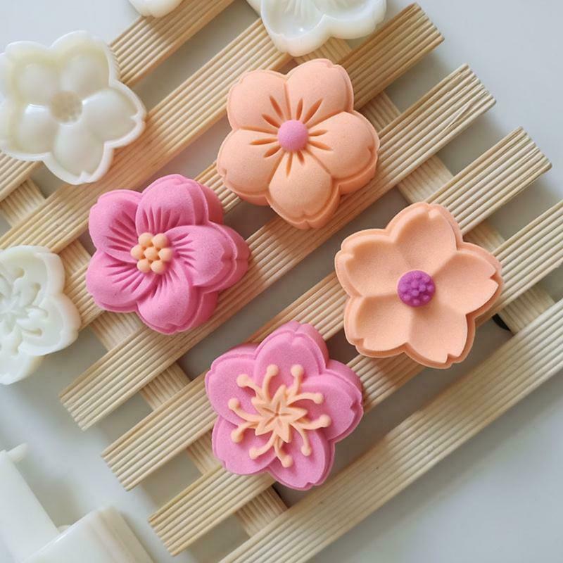 Cookie Stamp Moon Cake Maker Moon Cake Mould Thickness Adjustable DIY Decoration