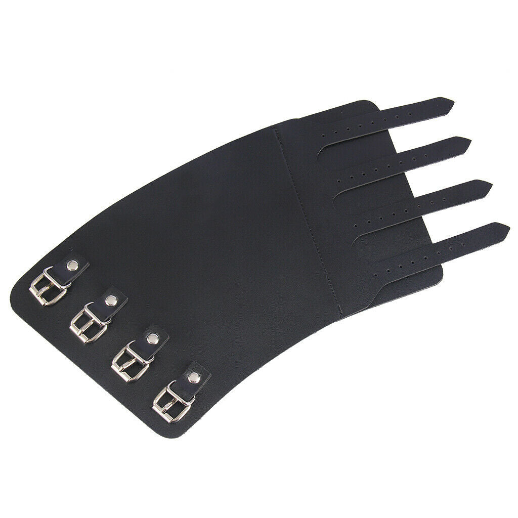 Medieval Men Pu Leather Gauntlet Wristband Guard Bracer Bracelet Arm Armor Cuff