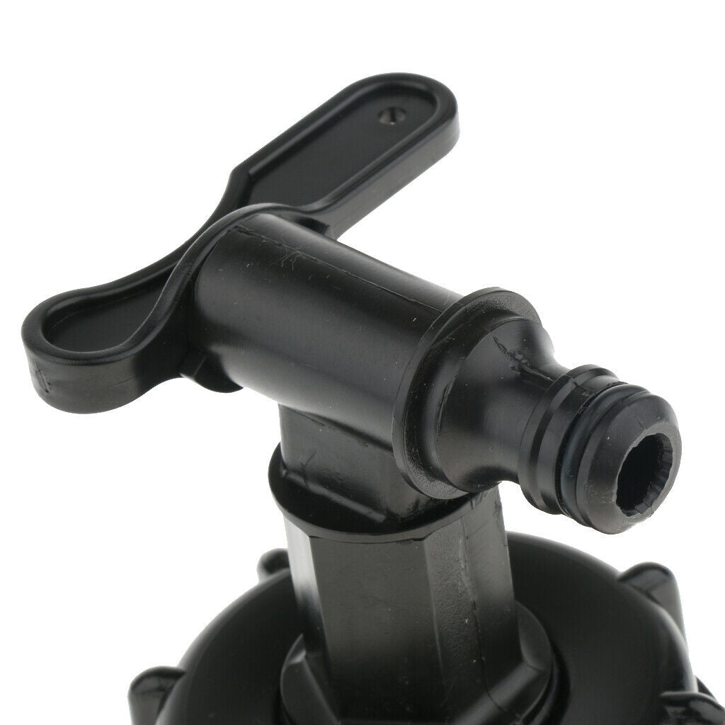 Premium Plastic IBC Tote Tank Hose Fitting Adapter with Faucet Switch Tap