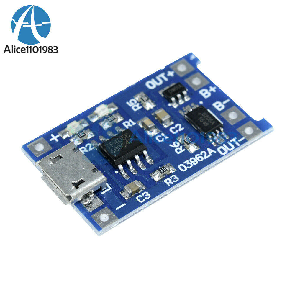 5V Micro USB 1A 18650 Lithium Battery Charging Board Charger Module+Protection